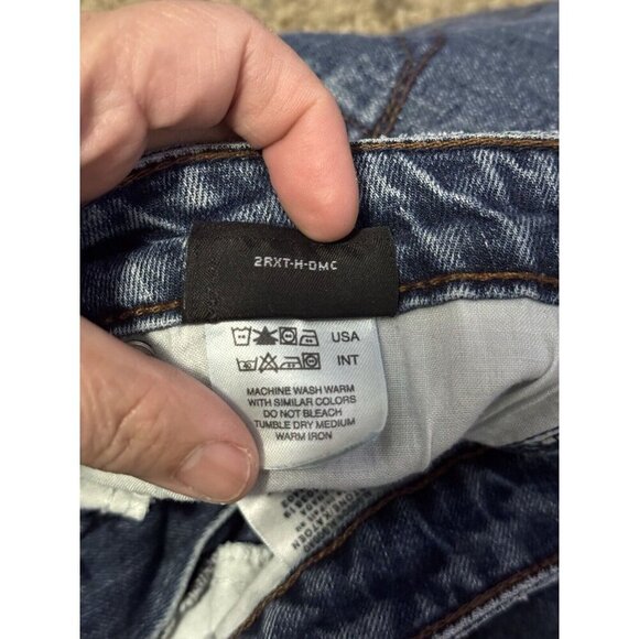 Vintage HARLEY DAVIDSON Womens Relaxed Bootcut Mid Rise Jeans Sz 6P 30x28 Y2k - Picture 5 of 12